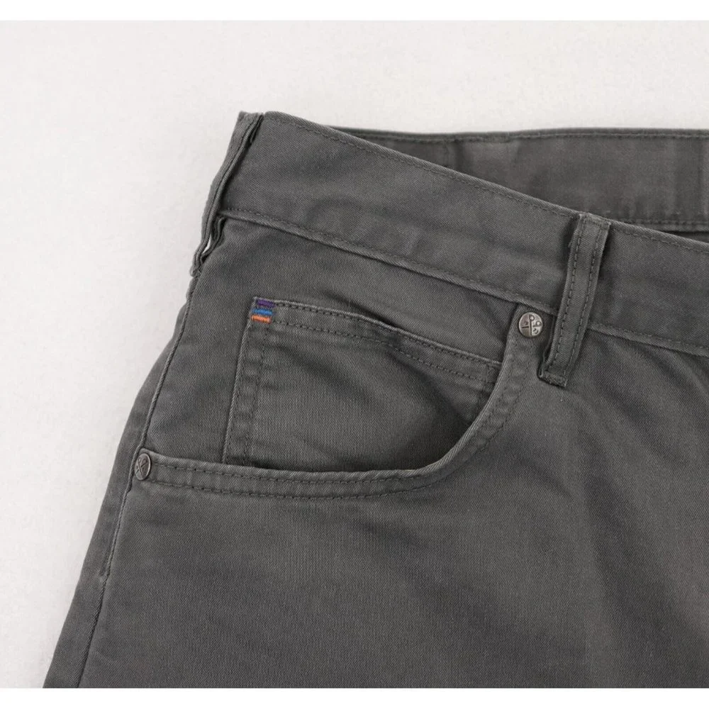 Patagonia Performance Twill Jeans Men's 35 X 30 Forge Gray Straight Iron Clad - Picture 3 of 9